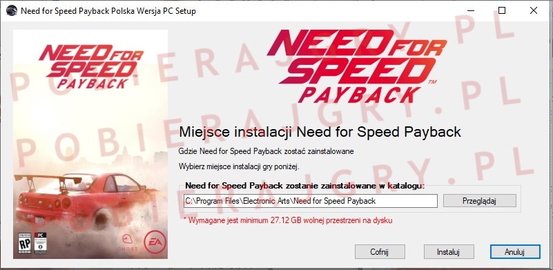 Need for Speed Payback instalator 4