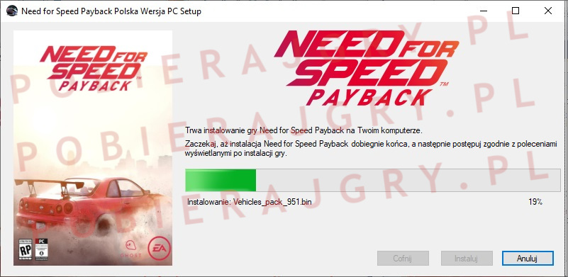 Need for Speed Payback instalator 5