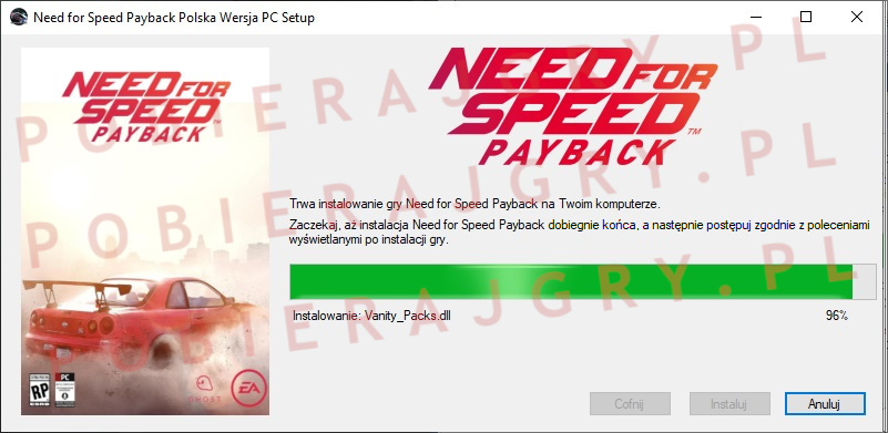 Need for Speed Payback instalator 6