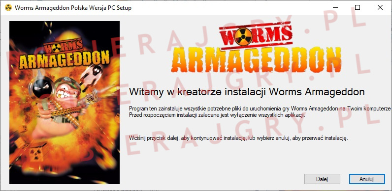 Worms Armageddon instalator 1