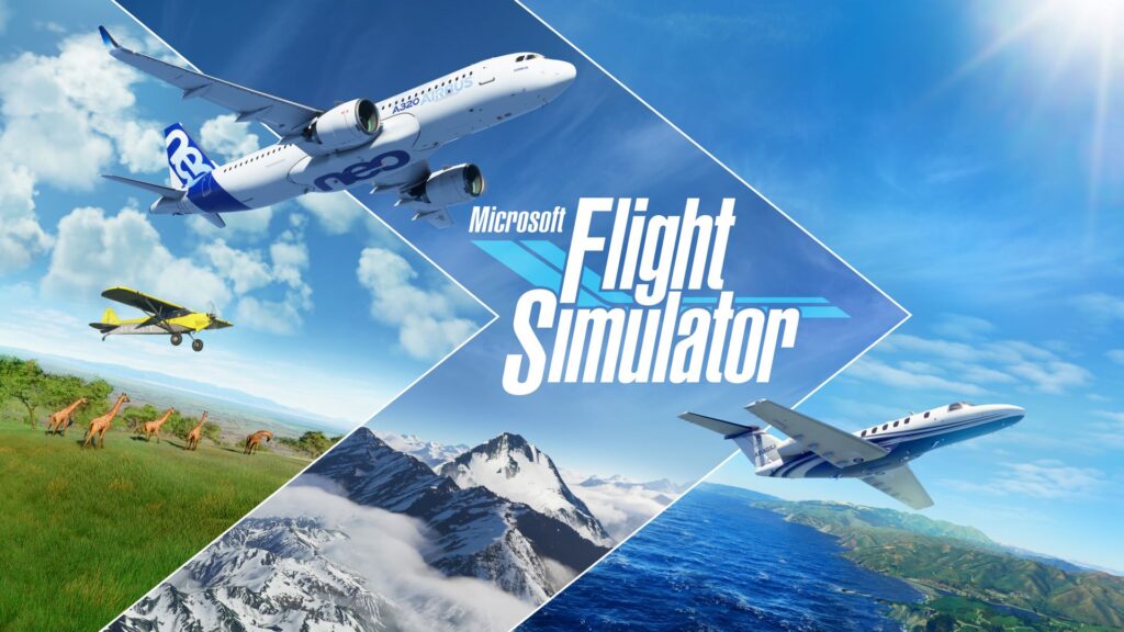 Flight simulator tapeta