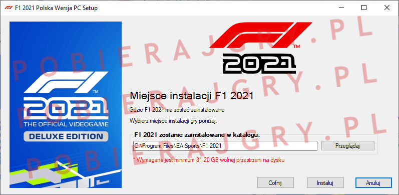 F1 2021 Instalacja 4