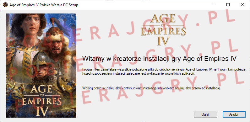 Age of Empires IV Instalacja 1