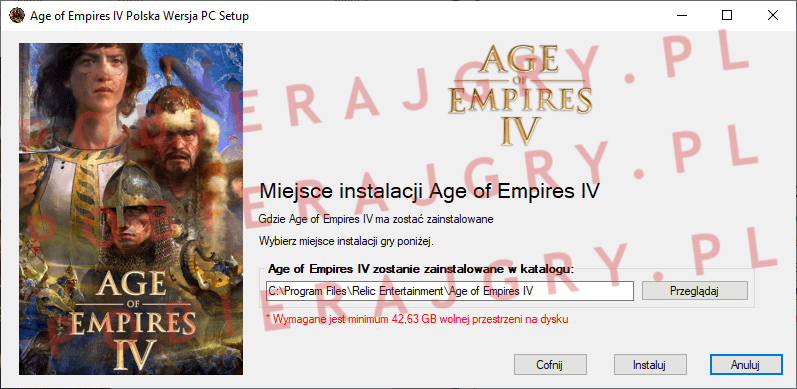 Age of Empires IV Instalacja 4