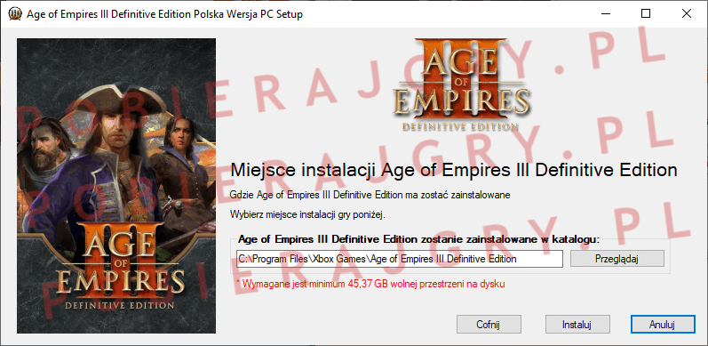 Age of Empires 3 Instalacja 4