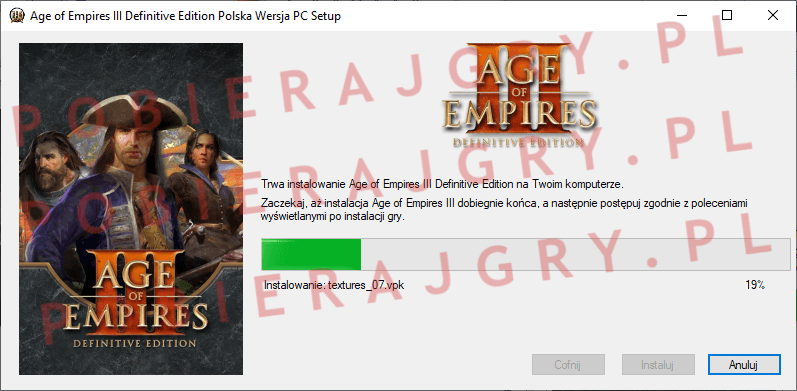 Age of Empires 3 Instalacja 5