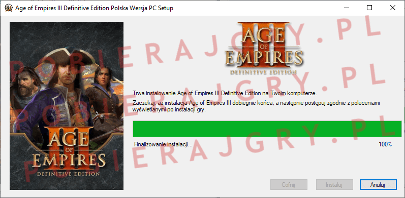 Age of Empires 3 Instalacja 6