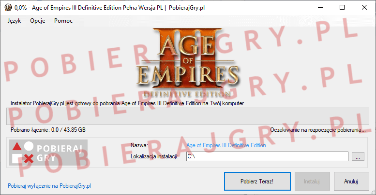 Age of Empires 3 Pobieranie